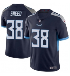 Youth Tennessee Titans 38 L'Jarius Sneed Navy Vapor Limited Stitched Football Jersey