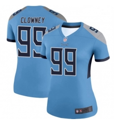 Women Tennessee Titans 99 Jadeveon Clowney Light Blue Vapor Untouchable Limited Jersey