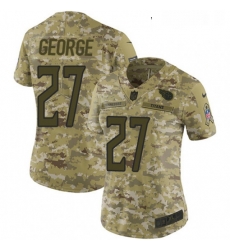 Womens Nike Tennessee Titans 27 Eddie George Limited Camo 2018 Salute to Service NFL Jersey