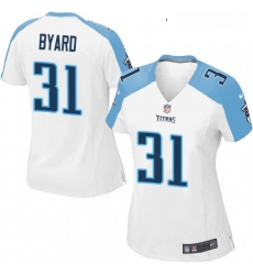 Womens Nike Tennessee Titans 31 Kevin Byard Game White NFL Jersey