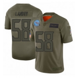 Womens Tennessee Titans 58 Harold Landry Limited Camo 2019 Salute to Service Football Jersey