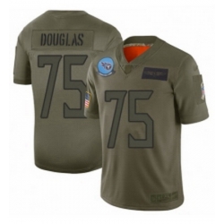 Womens Tennessee Titans 75 Jamil Douglas Limited Camo 2019 Salute to Service Football Jersey