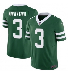 Men New York Jets  3 Kene Nwangwu Green 2026 F U S E  Vapor Untouchable Limited Stitched Jersey