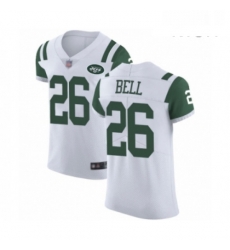 Mens New York Jets 26 Le Veon Bell White Vapor Untouchable Elite Player Football Jersey