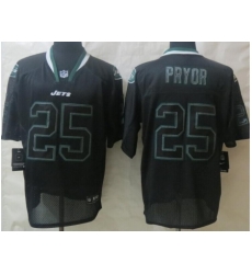 Nike New York Jets 25 Calvin Pryor Black Elite Lights Out NFL Jersey