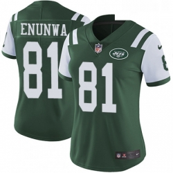 Womens Nike New York Jets 81 Quincy Enunwa Green Team Color Vapor Untouchable Limited Player NFL Jersey