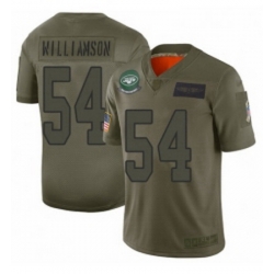 Youth New York Jets 54 Avery Williamson Limited Camo 2019 Salute to Service Football Jersey