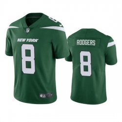 Youth New York Jets 8 Aaron Rodgers Green Vapor Untouchable Limited Stitched Jersey