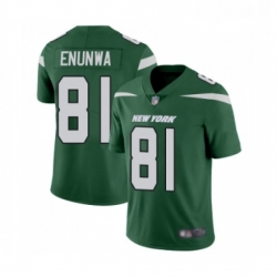 Youth New York Jets 81 Quincy Enunwa Green Team Color Vapor Untouchable Limited Player Football Jersey