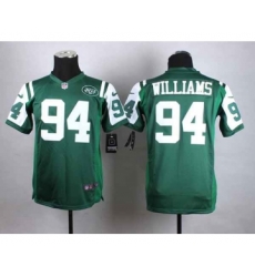 nike youth nfl jerseys new york jets 94 williams green[nike]