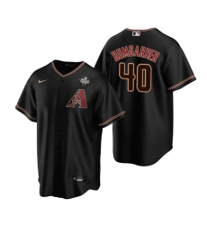 Men Arizona Diamondbacks 40 Madison Bumgarner Black 2023 World Series Cool Base Stitched Baseball Jersey