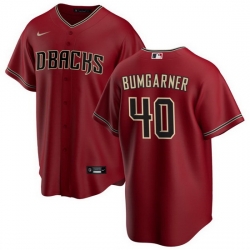 Men Arizona Diamondbacks 40 Madison Bumgarner Red Cool Base Stitched Baseball Jersey