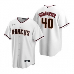 Men Arizona Diamondbacks 40 Madison Bumgarner White Cool Base Stitched Baseball Jersey