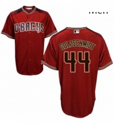 Mens Majestic Arizona Diamondbacks 44 Paul Goldschmidt Replica Red Alternate Cool Base MLB Jersey