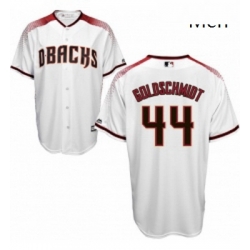 Mens Majestic Arizona Diamondbacks 44 Paul Goldschmidt Replica White Home Cool Base MLB Jersey