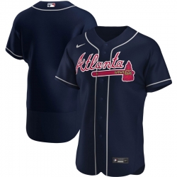 Men Atlanta Braves Men Nike Navy Alternate 2020 Flex Base Official MLB Team Jersey