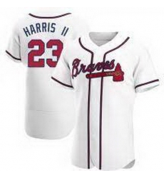 YouthAtlanta Braves Michael Harris II Authentic White Home Jersey