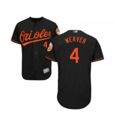 Mens Baltimore Orioles 4 Earl Weaver Black Alternate Flex Base Authentic Collection Baseball Jersey