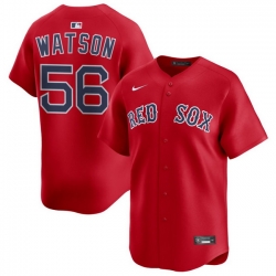 Men Boston Red Sox Nike Home Limited Jersey Red Watson Ryan 56