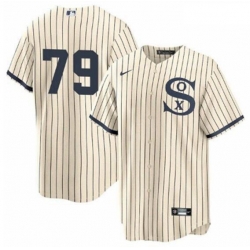 Men White Sox 79 Jose Abreu Cream 2021 Field Of Dreams Cool Base Jersey