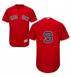 Mens Majestic Boston Red Sox 9 Ted Williams Red Alternate Flex Base Authentic Collection MLB Jersey