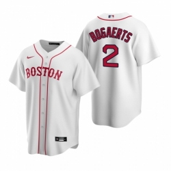 Mens Nike Boston Red Sox 2 Xander Bogaerts White Alternate Stitched Baseball Jerse