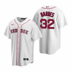 Mens Nike Boston Red Sox 32 Matt Barnes White Home Stitched Baseball Jersey