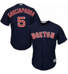 Youth Majestic Boston Red Sox 5 Nomar Garciaparra Replica Navy Blue Alternate Road Cool Base MLB Jersey