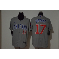 Cubs 17 Kris Bryant Gray 2020 Nike Cool Base Jersey