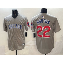 Men Chicago Cubs 22 Cade Horton Grey Limited Stitched Baseball Jersey
