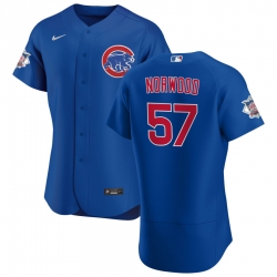 Men Chicago Cubs 57 James Norwood Men Nike Royal Alternate 2020 Flex Base Player Jersey