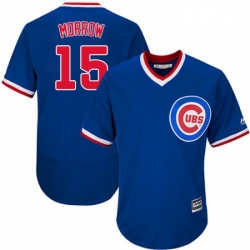 Mens Majestic Chicago Cubs 15 Brandon Morrow Royal Blue Cooperstown Flexbase Authentic Collection MLB Jersey