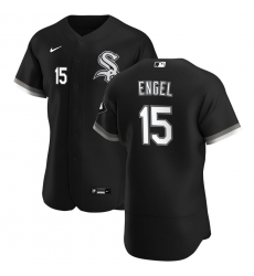 Men Chicago White Sox 15 Adam Engel Men Nike Black Alternate 2020 Flex Base Player MLB Jersey