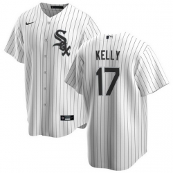 Men Chicago White Sox 17 Joe Kelly White Cool Base Stitched Jersey