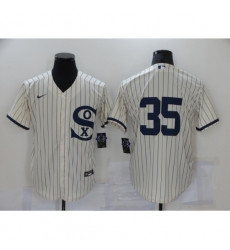 Men Chicago White Sox 35 Frank Thomas Cream 2021 Field of Dreams Jersey