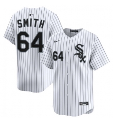 Men Chicago White Sox Nike Home Limited Jersey White Smith Shane 64