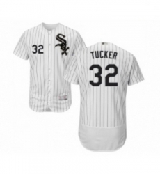 Mens Chicago White Sox 32 Preston Tucker White Home Flex Base Authentic Collection Baseball Jersey