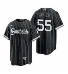 Men's Chicago White Sox Southside Carlos Rodon Black 2021 Replica Jersey