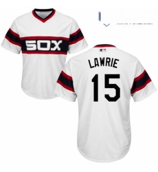 Mens Majestic Chicago White Sox 10 Yoan Moncada Replica White 2013 Alternate Home Cool Base MLB Jersey 