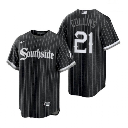 Men's White Sox Southside Zack Collins 2021 City Connect Replica Jersey