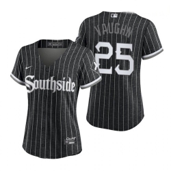 Women Chicago White Sox Southside Andrew Vaughn City Connect Authentic Jersey