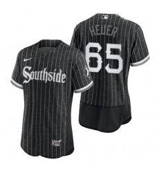 Women Chicago White Sox Southside Codi Heuer Black 2021 City Authentic Jersey