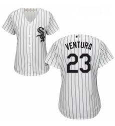 Womens Majestic Chicago White Sox 23 Robin Ventura Replica White Home Cool Base MLB Jersey