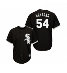 Youth Chicago White Sox 54 Ervin Santana Replica Black Alternate Home Cool Base Baseball Jersey 