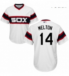 Youth Majestic Chicago White Sox 14 Bill Melton Authentic White 2013 Alternate Home Cool Base MLB Jersey