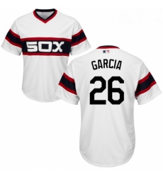 Youth Majestic Chicago White Sox 26 Avisail Garcia Authentic White 2013 Alternate Home Cool Base MLB Jersey