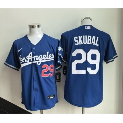 Men Los Angeles Dodgers  29 Tarik Skubal Royal 2026 Cool Base Stitched Baseball Jersey