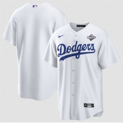 Men Los Angeles Dodgers Blank White 2025 World Series Home Cool Base Stitched Baseball Jersey Men Los Angeles Dodgers Blank White 2025 World Series Home Cool Base Stitched Baseball Jersey