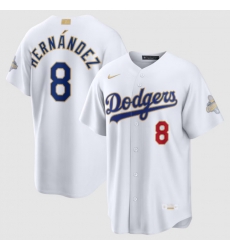 Men Los Angeles Dodgers Enrique Hernández Nike White 2026 Gold Collection Stadium Jersey Men Los Angeles Dodgers Enrique Hernández Nike White 2026 Gold Collection Stadium Jersey