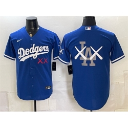 Men Los Angeles Dodgers Royal Vapor Premier Limited Stitched Baseball Jersey